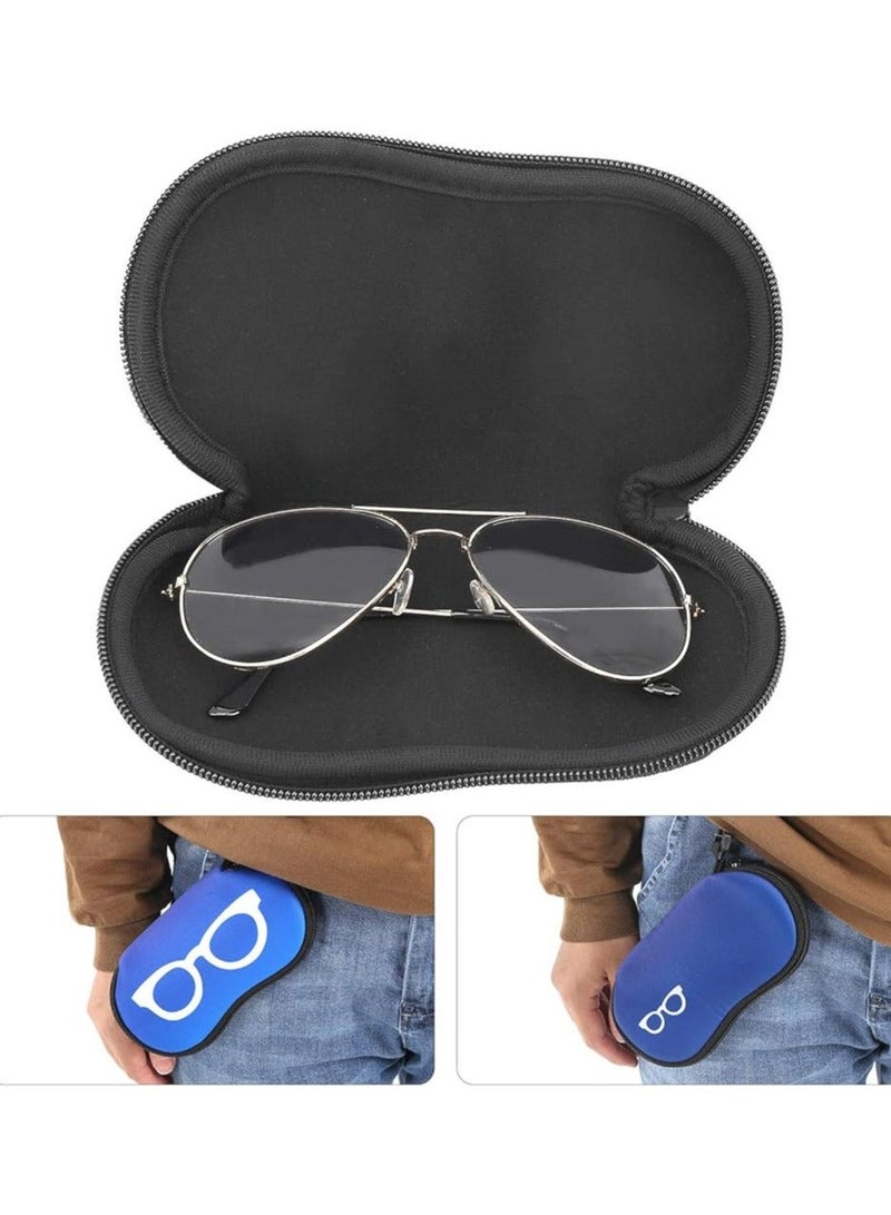 Oasisgalore 2pcs Waterproof and Shatter-Resistant Sunglasses Carry Cases with Zipper for Outdoors and Diving - Image 4